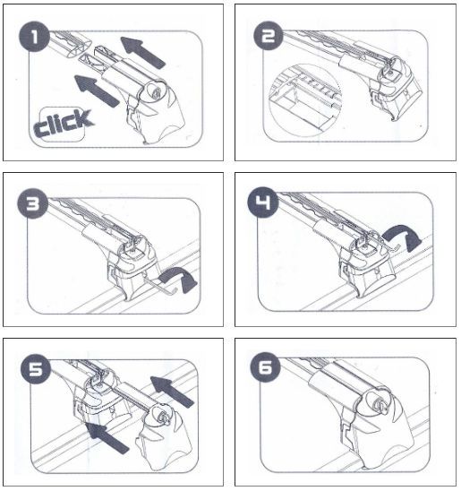 Багажник Jeep Liberty 2002-2007 на рейлінги cірий Turtle TRTL-61069 фото