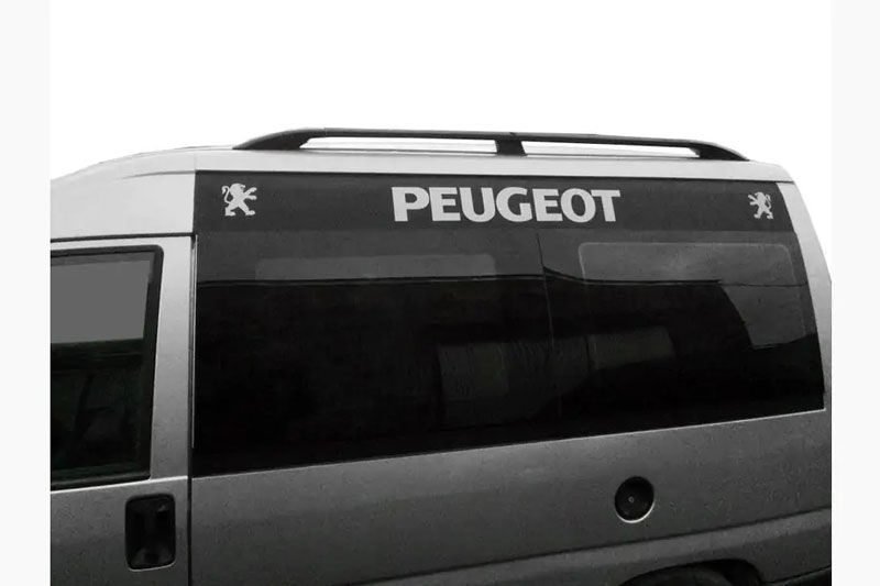 Рейлинги Peugeot Expert 1996 - 2007 короткая база черный hpb024 фото