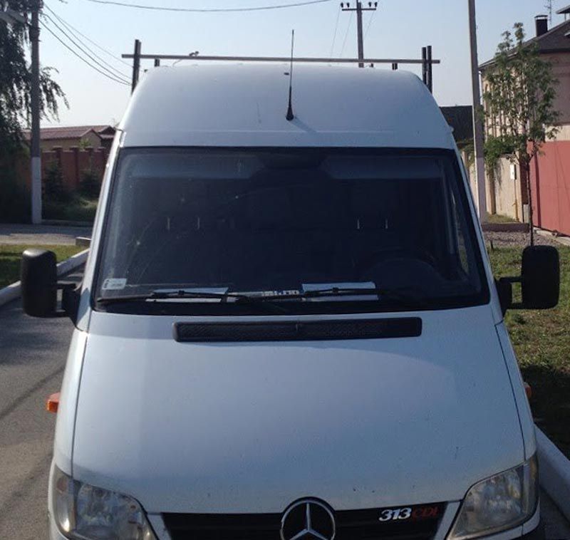 Багажник на крышу Mercedes-Benz Sprinter 1995-2006 на водосток 4 шт. BMS фото