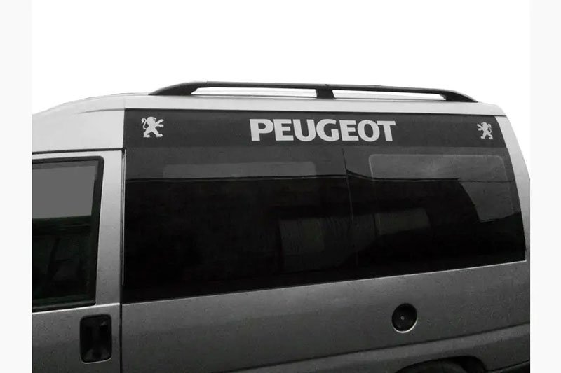 Рейлинги Peugeot Expert 1996 - 2007 длинная база черный hpb026 фото