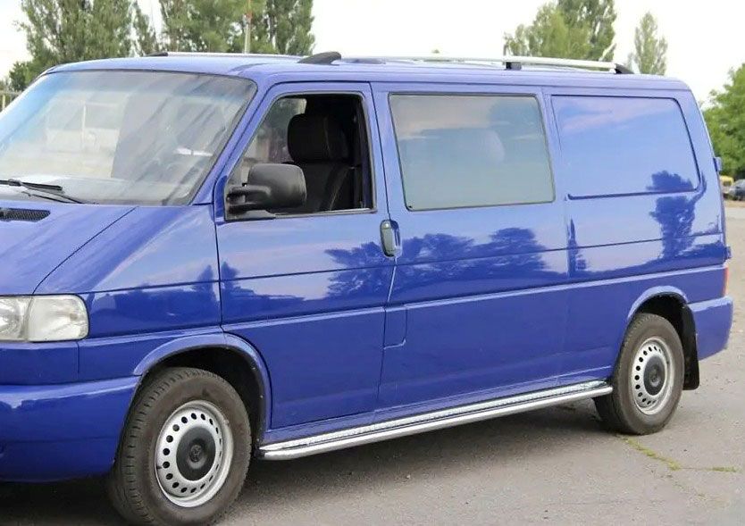 Рейлинги Volkswagen Т4 1991-2003 короткая база хром hpc089 фото