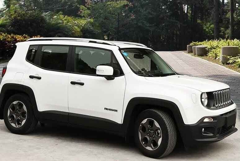 Рейлинги Jeep Renegade 2016- серые YH-C-029 фото